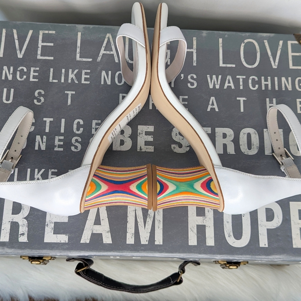 Jeffery Campbell For Anthropologie Leather  Heels - Picture 8 of 11